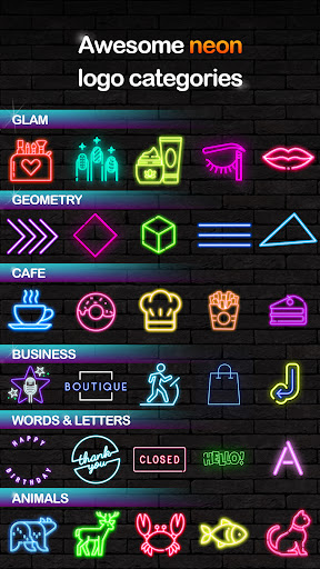 Logo Yapma Programı Neon ekran görüntüsü