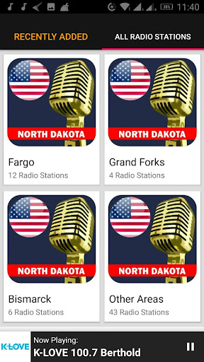 North Dakota Radio Stations ekran görüntüsü