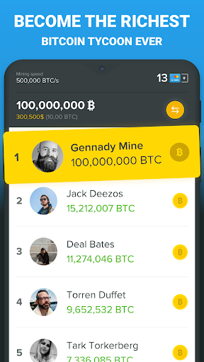 The Crypto Game clicker mining ekran görüntüsü