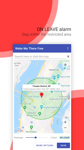 Wake Me There - GPS Alarm ekran görüntüsü
