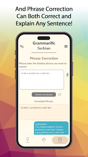 Grammarific:  Serbian Grammar ekran görüntüsü