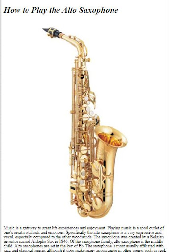 How to Play Saxophone ekran görüntüsü