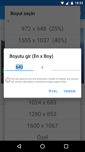 Fotoğraf Boyutlandırma-Resizer ekran görüntüsü