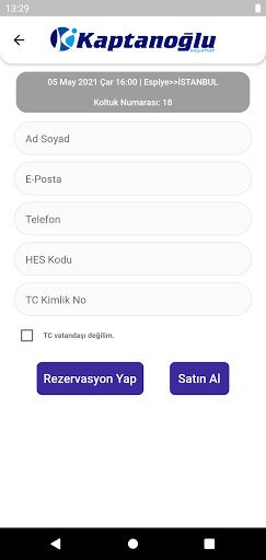 Kaptanoğlu Seyahat ekran görüntüsü