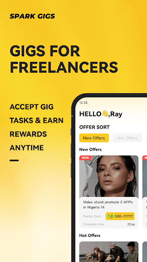 SparkGigs-Gigs for Freelancers ekran görüntüsü