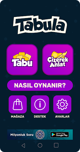Tabula -Tabu Kelime Oyunu 2025 ekran görüntüsü