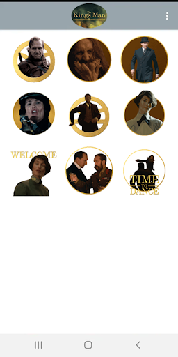 The King's Man Stickers ekran görüntüsü