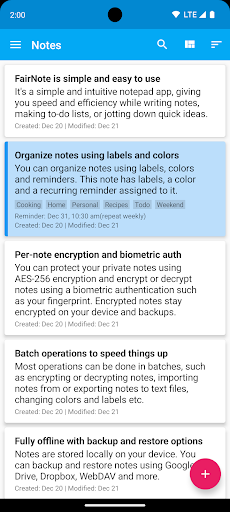 FairNote - Encrypted Notes ekran görüntüsü