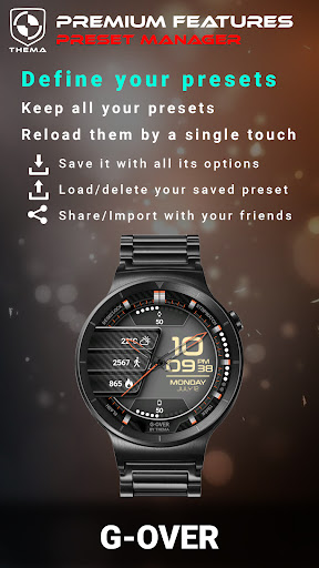 G-Over Watch Face ekran görüntüsü