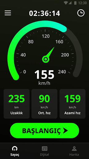 Hız ölçer & Odometer App ekran görüntüsü