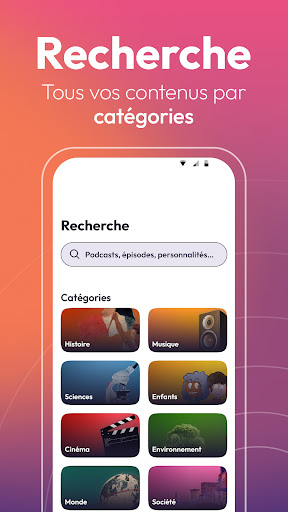 Radio France : radios, podcast ekran görüntüsü