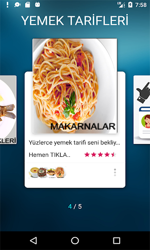 Çorba Ana Yemek Balık Tarifler ekran görüntüsü