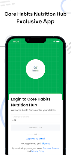 Core Habits Nutrition Hub ekran görüntüsü