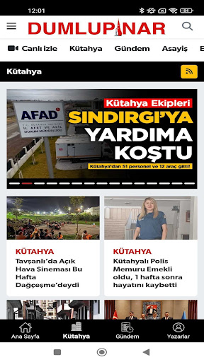 Dumlupınar Gazetesi ekran görüntüsü