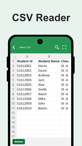 CSV Reader - CSV Viewer ekran görüntüsü