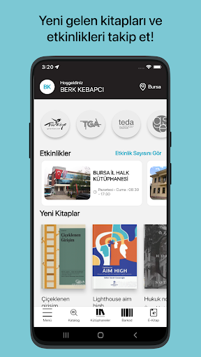 Etkin Kütüphanem ekran görüntüsü