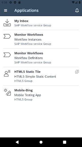 SAP Build Work Zone Advanced ekran görüntüsü