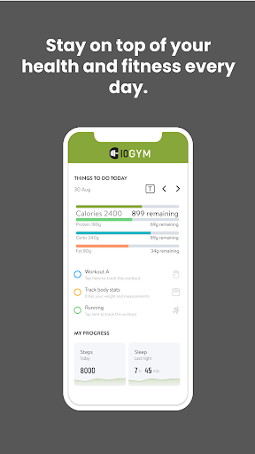 10GYM ekran görüntüsü