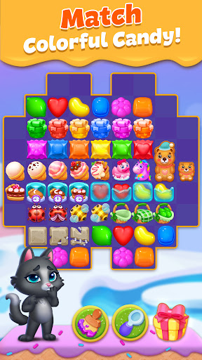 Pet Candy Puzzle - Maç 3 ekran görüntüsü