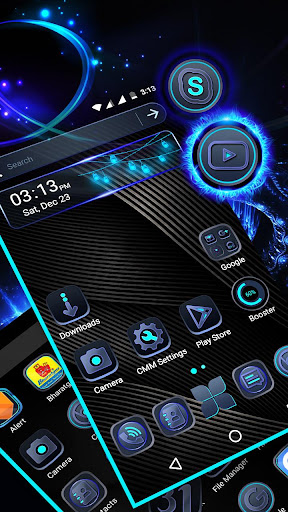 Cool Black Launcher Theme ekran görüntüsü