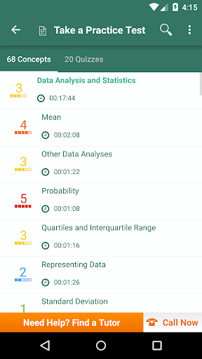 SAT II Math 2 Practice & Prep ekran görüntüsü