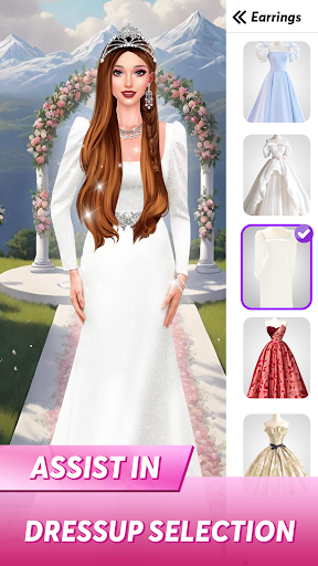 Bridal Dress Up Wedding Games ekran görüntüsü