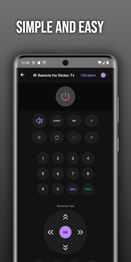 Remote for Emtec tv ekran görüntüsü