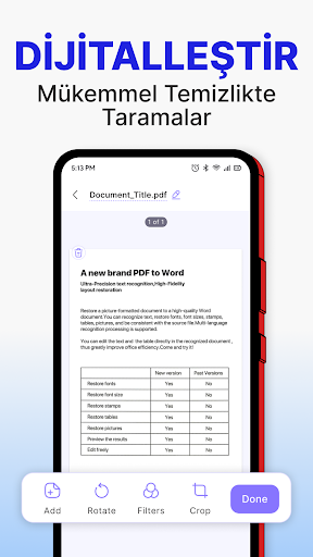 PDF Tarayıcı ve Belge İmzalama ekran görüntüsü