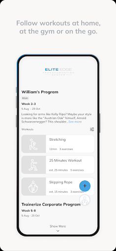 Elite Edge Gym ekran görüntüsü