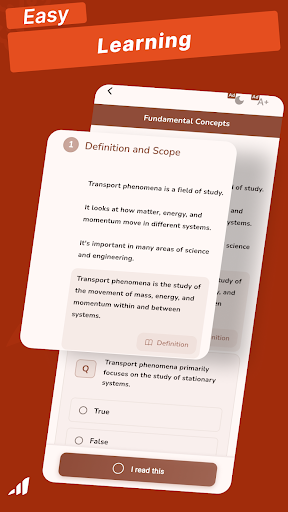 Transport Phenomena MasterNow ekran görüntüsü