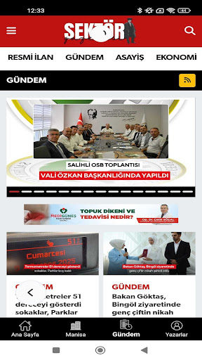 Sektör Gazetesi ekran görüntüsü