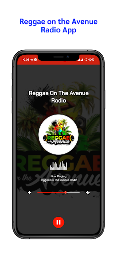 Reggae on the Avenue Radio App ekran görüntüsü