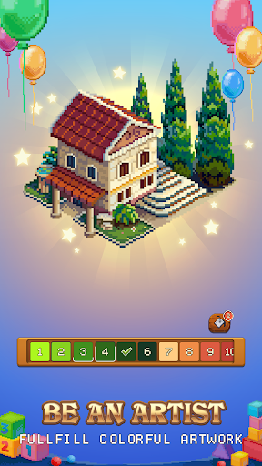 Pixel Isle: Art Coloring World ekran görüntüsü