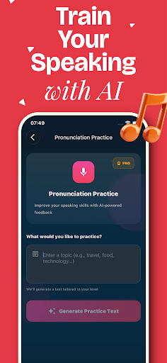 English Pronunciation AI ekran görüntüsü