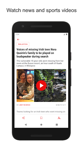 Irish Mirror ekran görüntüsü