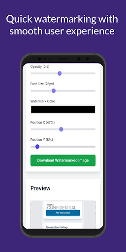 Document Watermarking App ekran görüntüsü