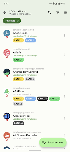 Swift Backup ekran görüntüsü