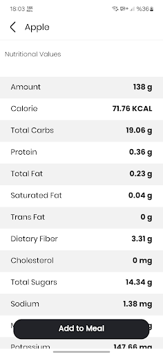 Water, Calories, Diet Tracking ekran görüntüsü