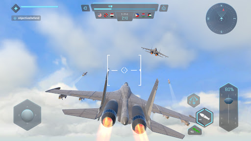 Sky Warriors: Uçak Savaş Oyunu ekran görüntüsü
