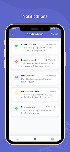 Student Leave App ekran görüntüsü