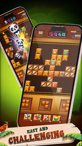Block Woody Puzzle Games ekran görüntüsü