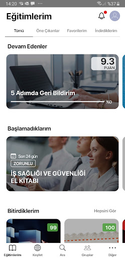 DeFacto Business Academy ekran görüntüsü