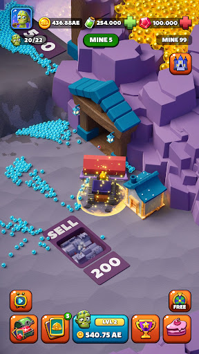 Idle Zombie Miner: Gold Tycoon ekran görüntüsü