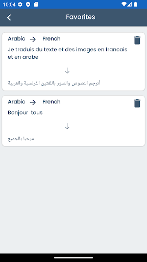 Arabic French Translator ekran görüntüsü