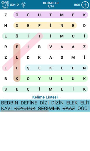 Kelime Bulmaca ekran görüntüsü