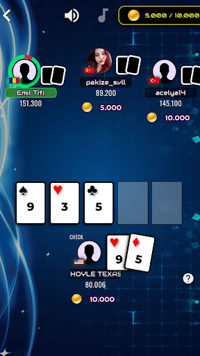 Texas Holdem Poker ekran görüntüsü