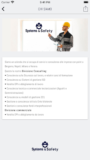 Systems & Safety ekran görüntüsü