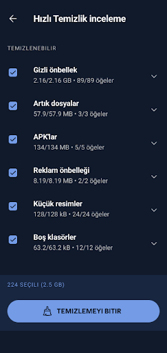 CCleaner-Telefon Temizleyici ekran görüntüsü