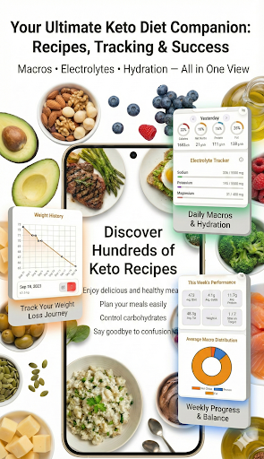 Keto Diet: Tracker & Recipes ekran görüntüsü