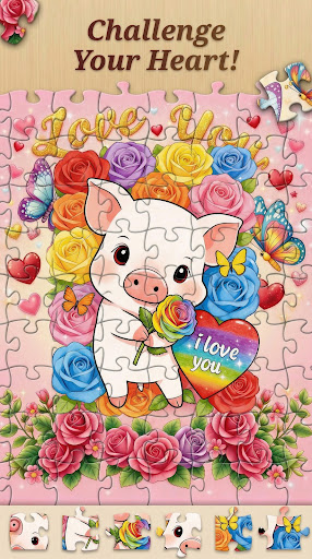Valentine Jigsaw HD ekran görüntüsü